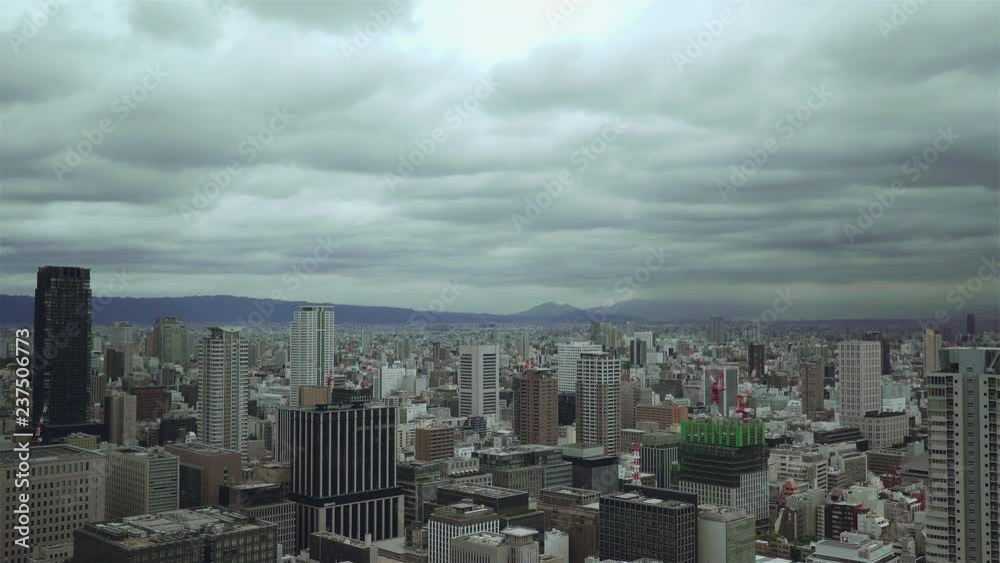 Timelapse of an amazing big Tokyo city with cloudy weather. Top travel destination. Timelapse of an amazing big Tokyo city with cloudy weather. Top travel destination.