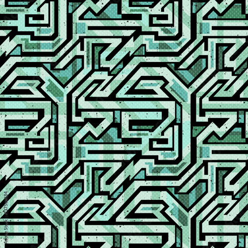 grunge colored graffiti seamless pattern illustration
