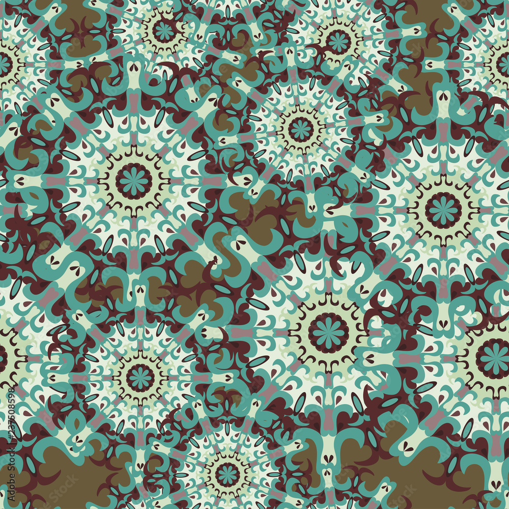 Mandalas. Seamless pattern. Vintage decorative elements illustration