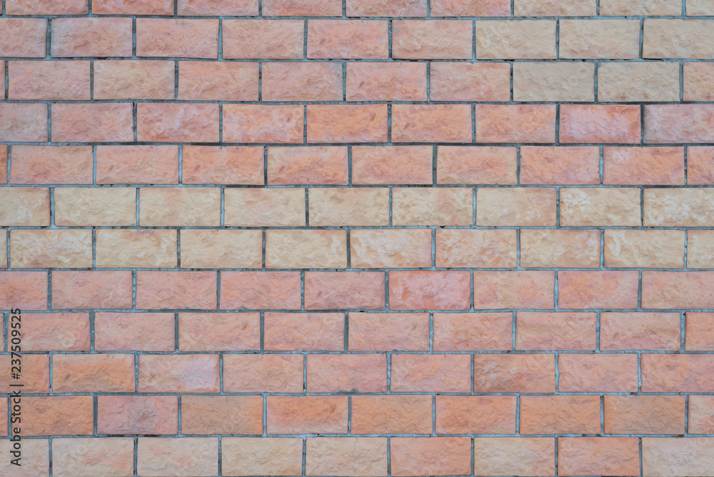 Fototapeta premium texture background red, orange brick wall