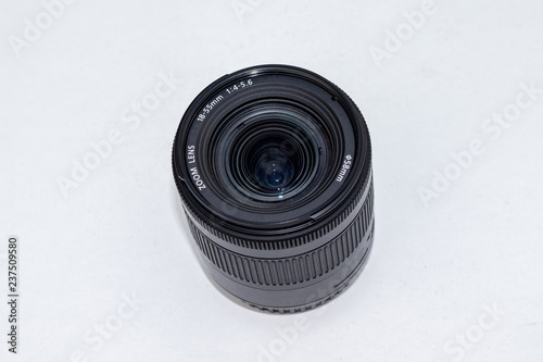 Lens for a SLR camera photo