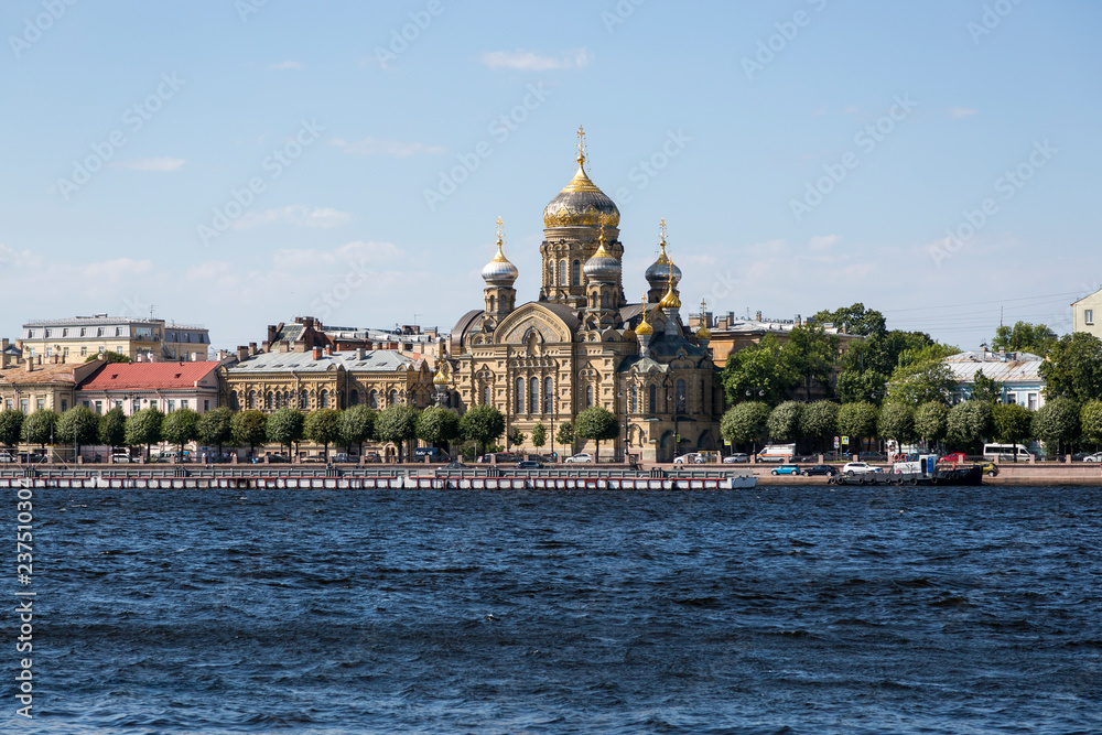 Assumption Church on Vasilyevsky Island in St. Petersburg