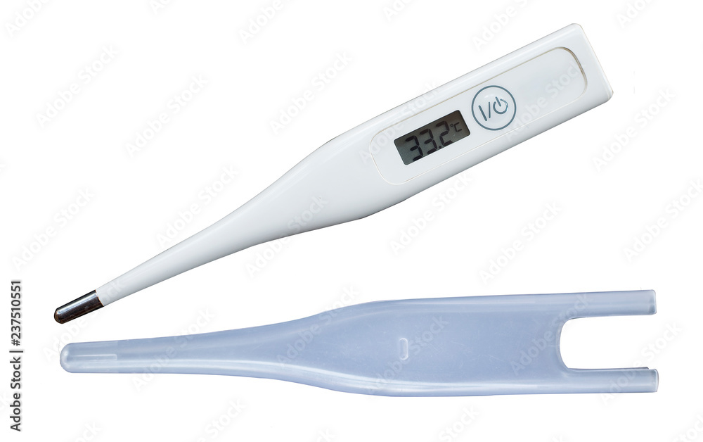 medical thermometer isolated on white background medical thermometer isolated on white background
