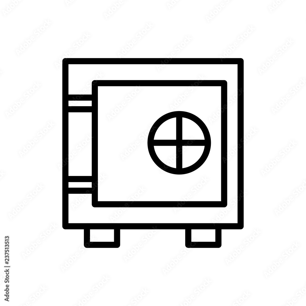 Vault vector icon Vault vector icon