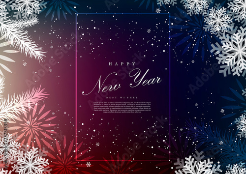 Happy new year wonderful celebration background template vector