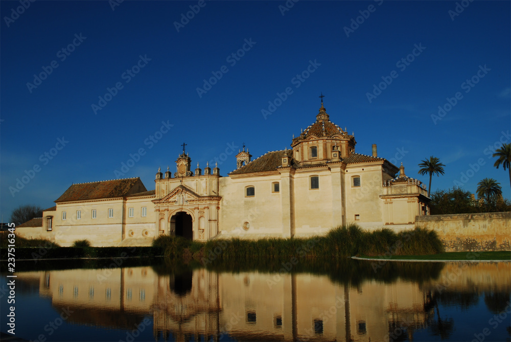 one of the Pearls of Seville, in the monastery of the cartuja one of the Pearls of Seville, in the monastery of the cartuja
