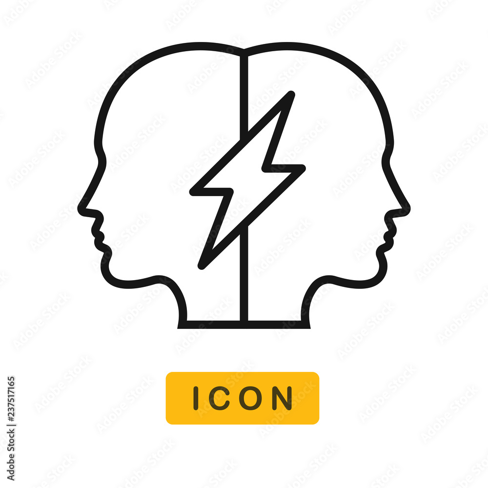 Relations vector icon