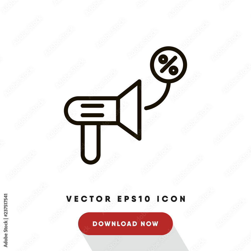 Announcement cyber monday vector icon Announcement cyber monday vector icon