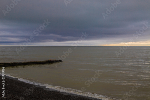 sunset on beach