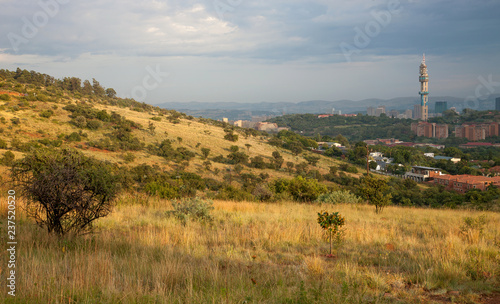 Pretoria, the capitol of South Africa, as viewed from the Klapperkop hill overlooking the city. photo