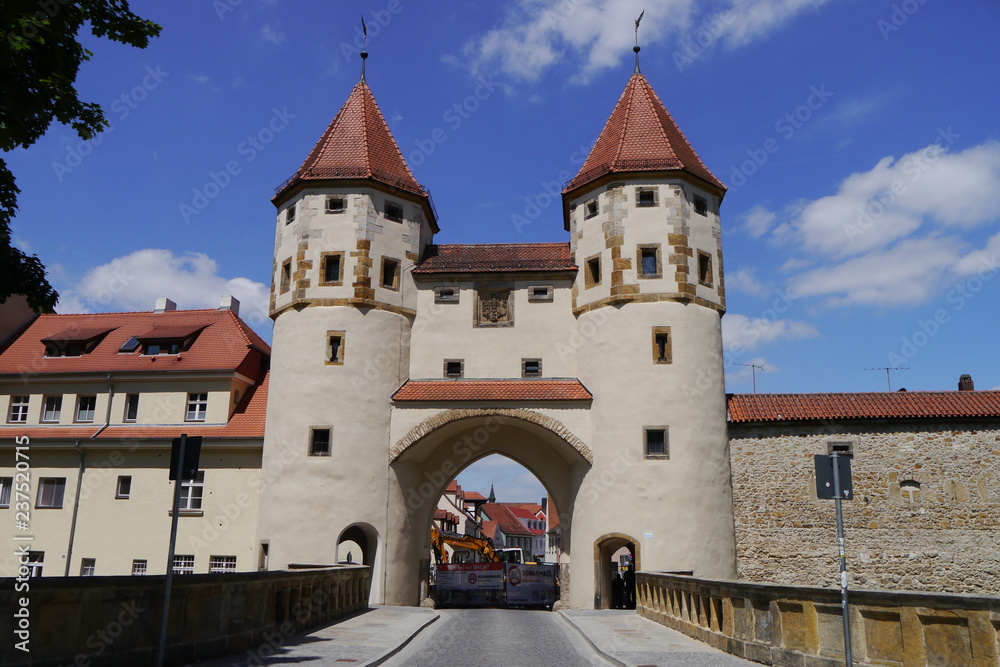 Mittelalterliches Nabburger Tor in Amberg