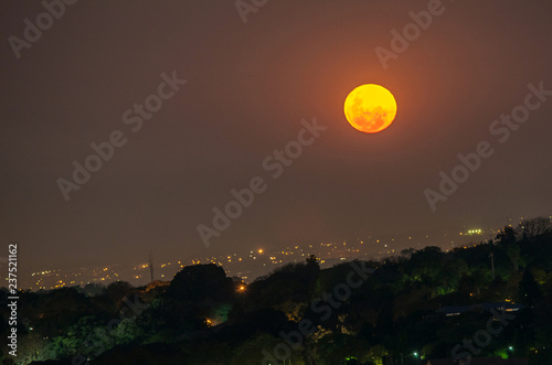 Pretoria, the capitol of South Africa, as viewed from the Klapperkop hill overlooking the city. photo