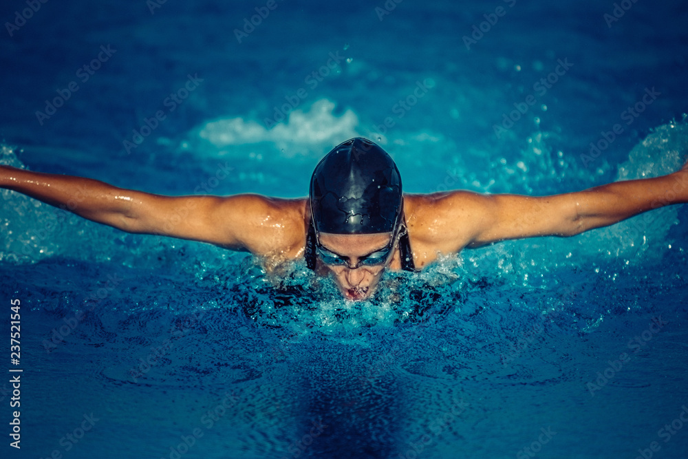 Butterfly swimmer