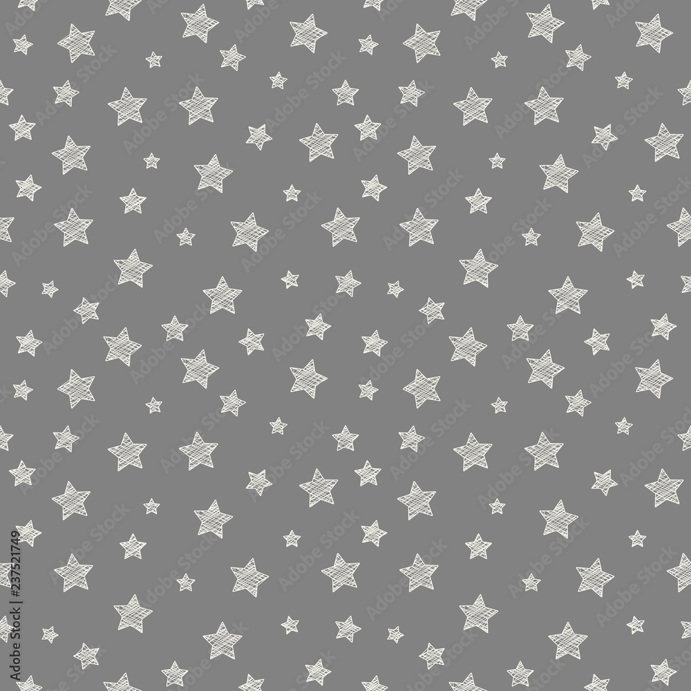 Design of a wallpaper with stars. Vector.