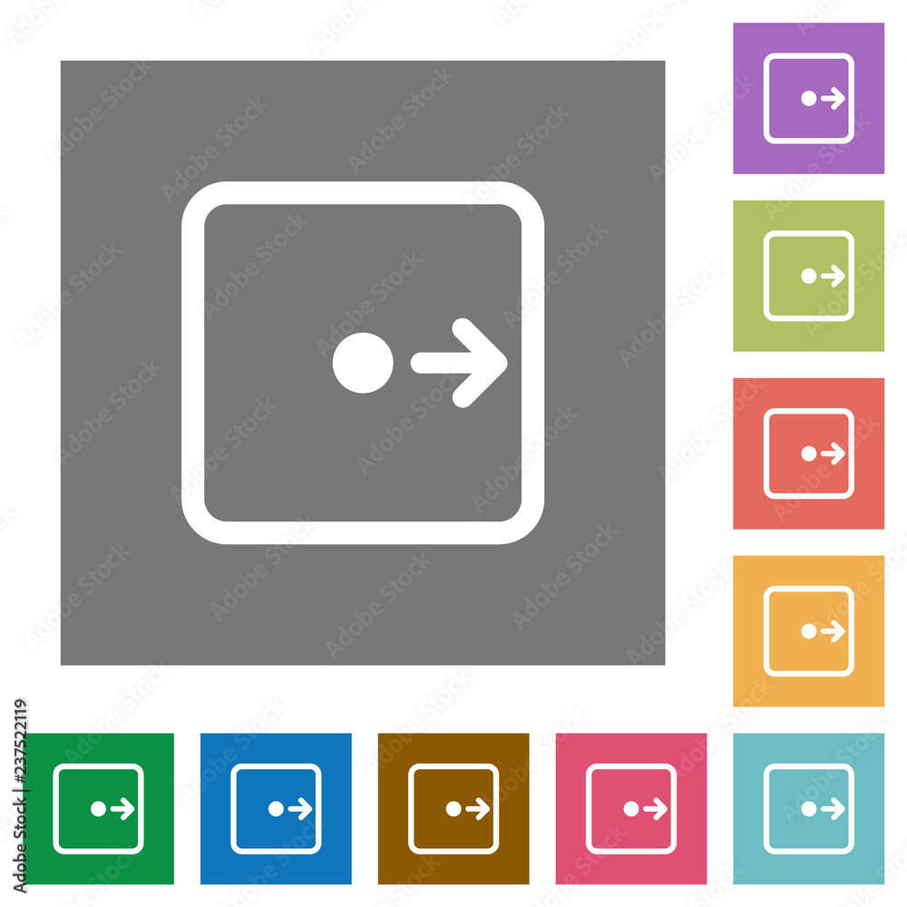 Move object right square flat icons Move object right square flat icons