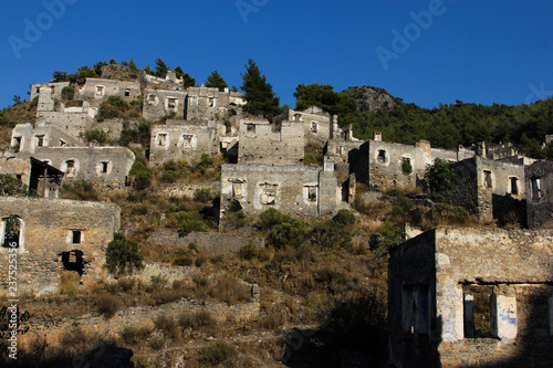 Ghost town of Kayakoy  Turkey