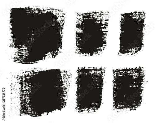 Paint Brush Wide Background & Lines High Detail Abstract Vector Background Mix Set 119