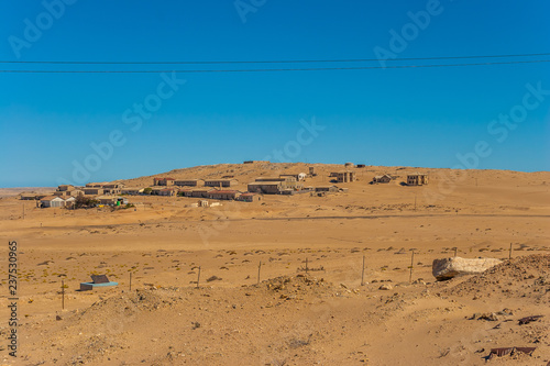 Kolmanskuppe  also known as Kolmanskop  a diamond mining ghost town on the Skeleton Coast of Namibia.