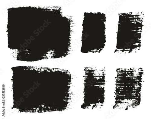 Paint Brush Wide Background   Lines High Detail Abstract Vector Background Mix Set 28