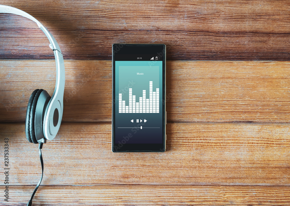 mobile music concept. mobile music concept.