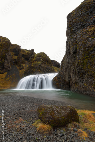 Stjórnarfoss, waterfall in Iceland