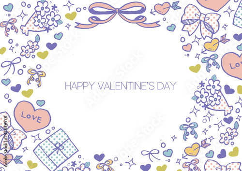 バレンタインフレーム Stock イラスト Adobe Stock