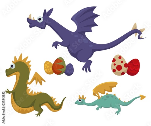 Dinosaur dino difference  prehistoric animals set vector.