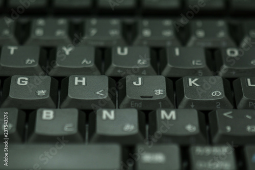 closeup of computer keyboard