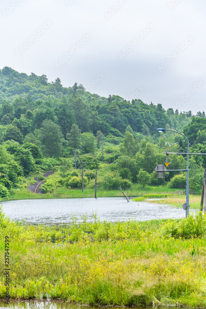 北海道洞爺湖西山火山口散策路 00年3月噴火被災地跡 Stock Photo Adobe Stock 北海道洞爺湖西山火山口散策路 00年3月噴火被災地跡 Stock Photo Adobe Stock