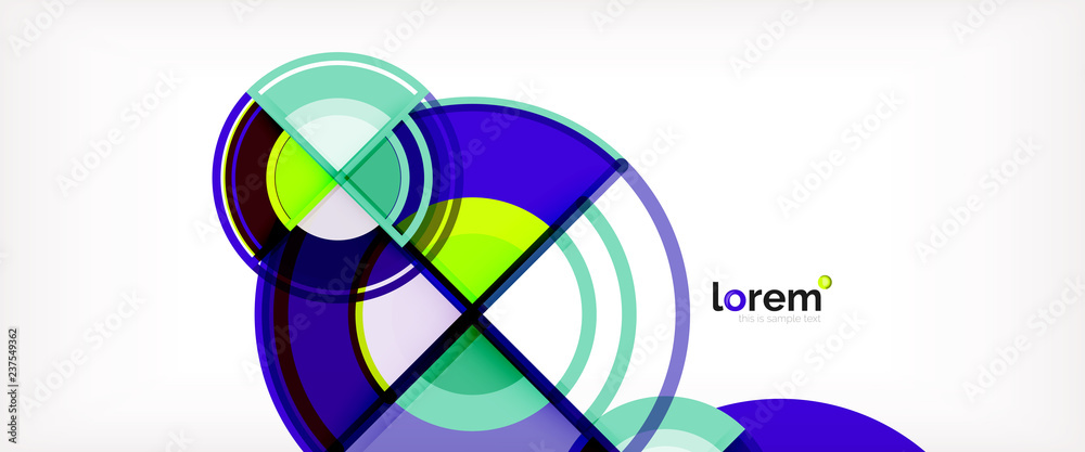 Obraz premium Modern geometric abstract background