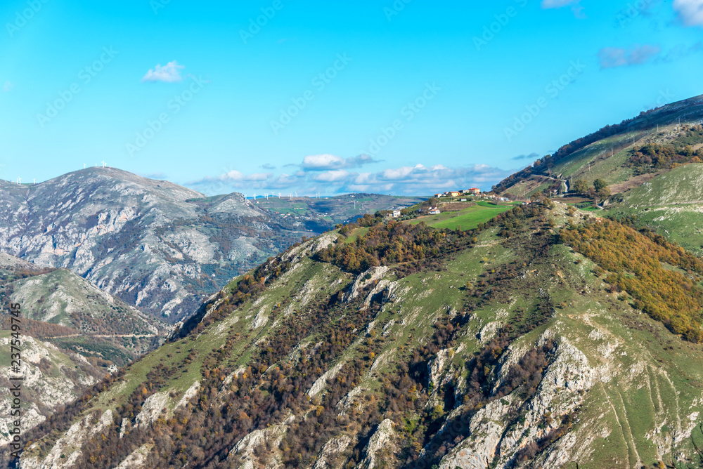 View in the Mountains of Southern Italy