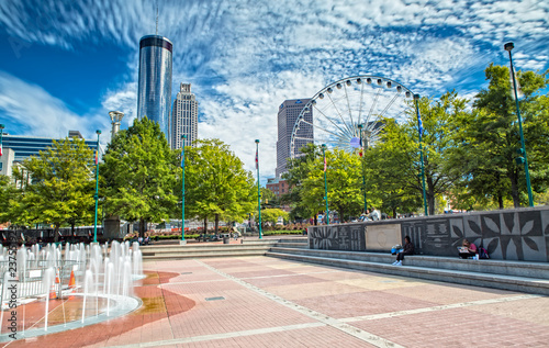Impression of Atlanta from Olympic Centennial Park photo