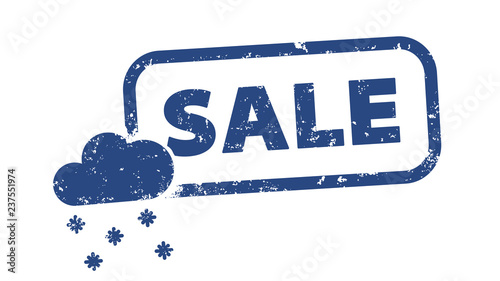 Stempel - SALE - Schnee Wolke Wetter