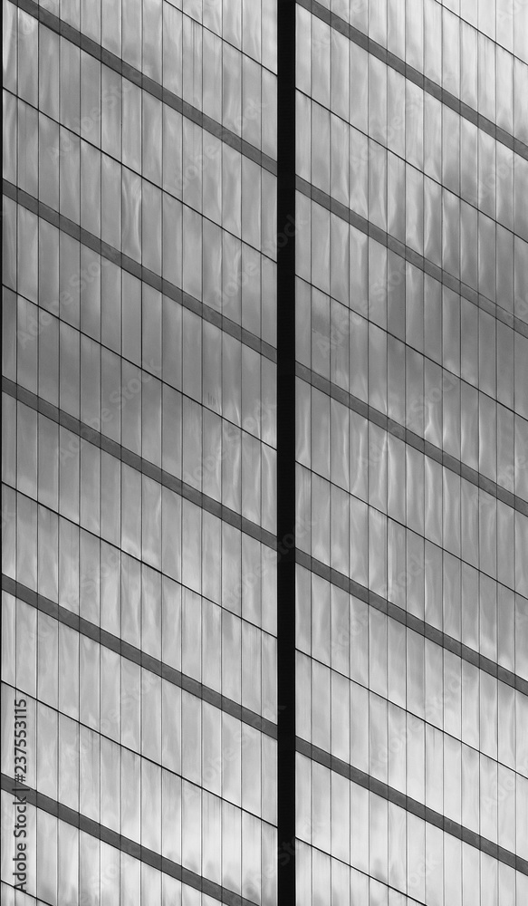 Architectural glass building pattern black and white Architectural glass building pattern black and white