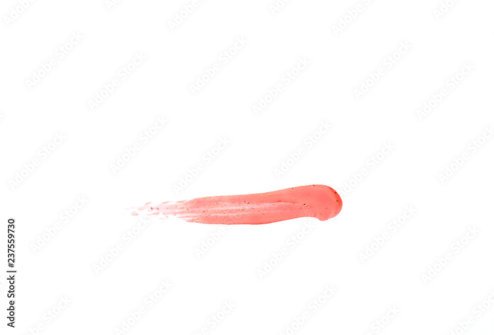 Living coral splashes isolated on white background. Living coral splashes isolated on white background.