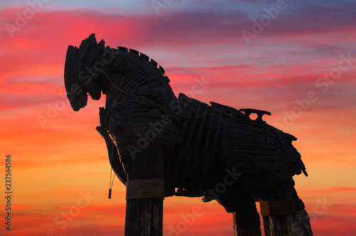 Trojan horse in Canakkale photo