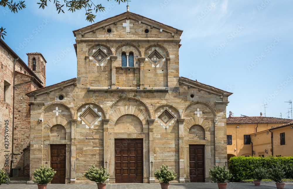 The Romanesque parish church of Santa Maria Assunta, in Cascina, Tuscany - Italy, Europe