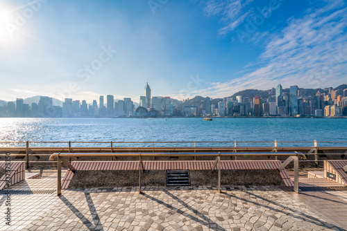 Hong Kong City Skyline and Architectural Landscape..