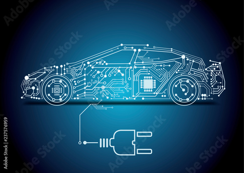 autonomous driving with a electric car