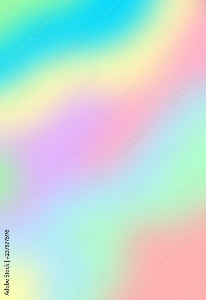 Nice rainbow texture. Holographic foil background. Smooth colorful ...
