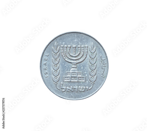 Vintage Half Lira coin made by Israel photo