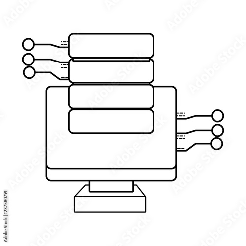 technology computing cartoon