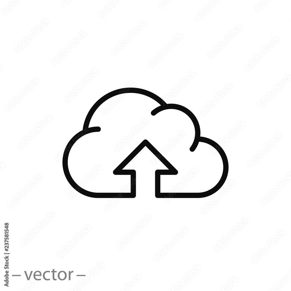 backup data line sign, vector icon backup data line sign, vector icon