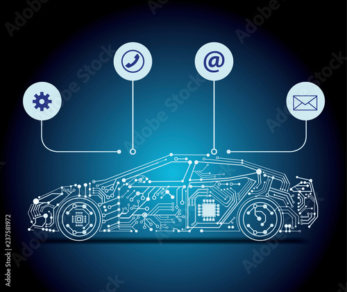 e-car, service electric car garage
