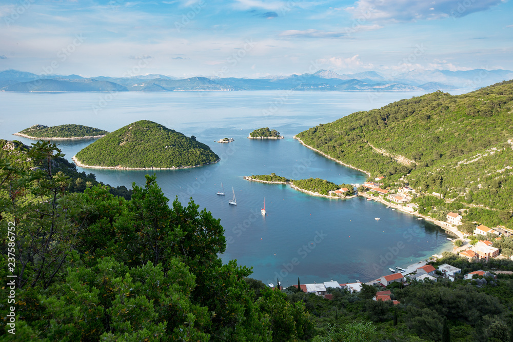 Wonderful image of beautiful island Mljet in Croatia
