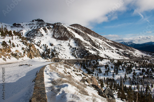 snow in the sierra nevadas