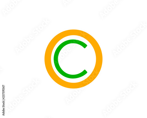 Initial Letter OC Logo Design Template