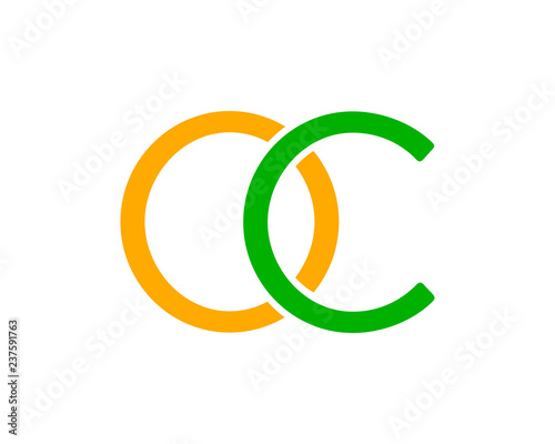 Initial Letter OC Logo Design Template