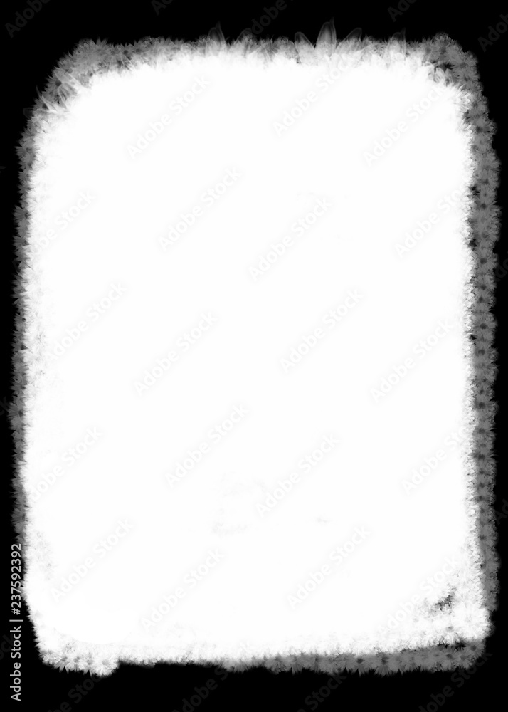 Obraz premium Flower Photo Edge / Border for Portrait Photos