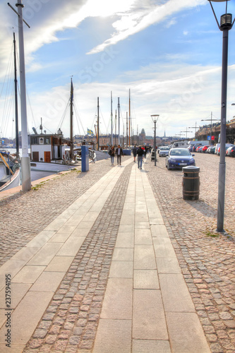 Sweden. City of Stockholm. City view. District Östermalm, Strandwegen